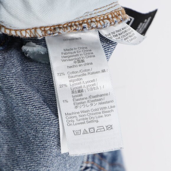 MADEWELL Pull-On Balloon Jeans in Morningside Wash Tencel Denim Size S - Picture 10 of 11